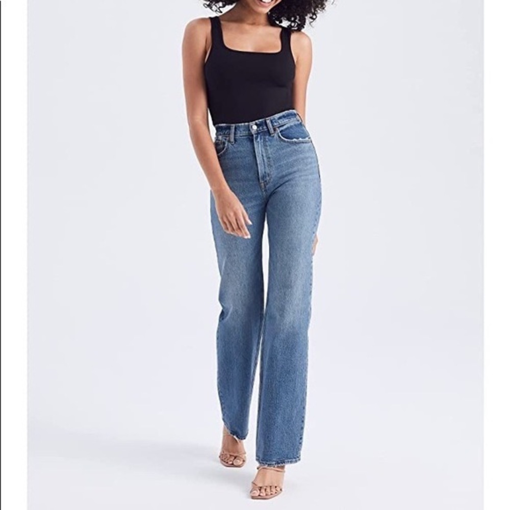 ABERCROMBIE 90s Relaxed Jean Medium Blue size 30R